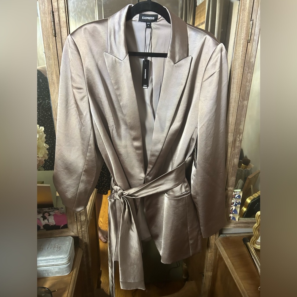 NWT Express Satin Blazer